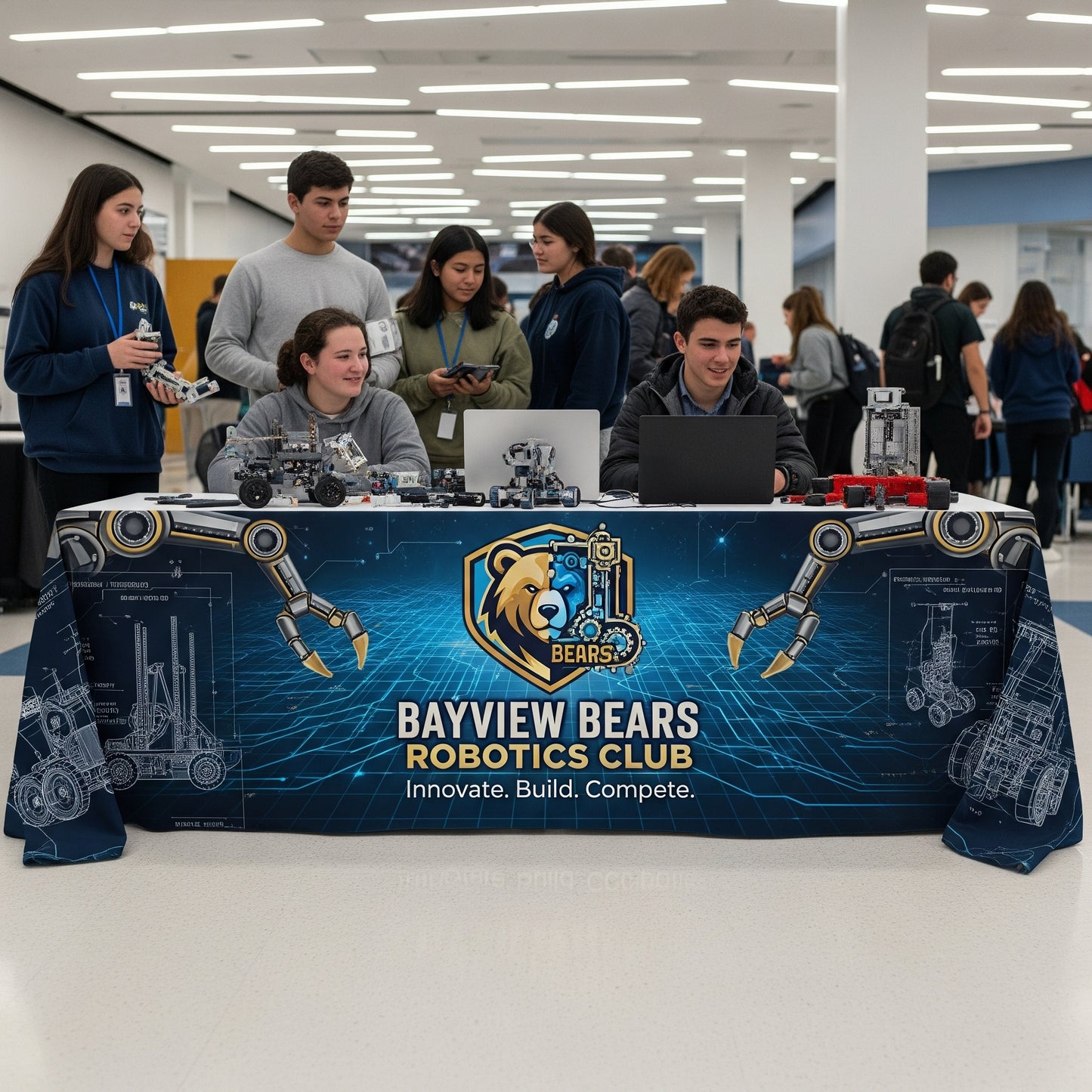 6' Full Print Table Cloth