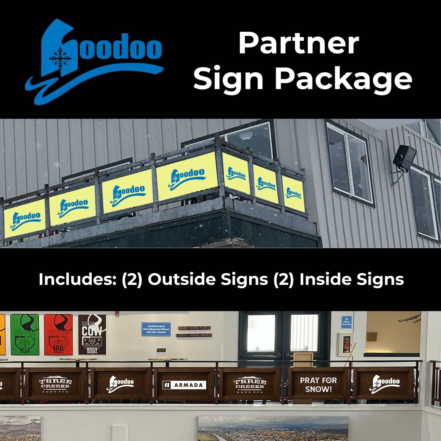 Hoodoo Partner Sign Package