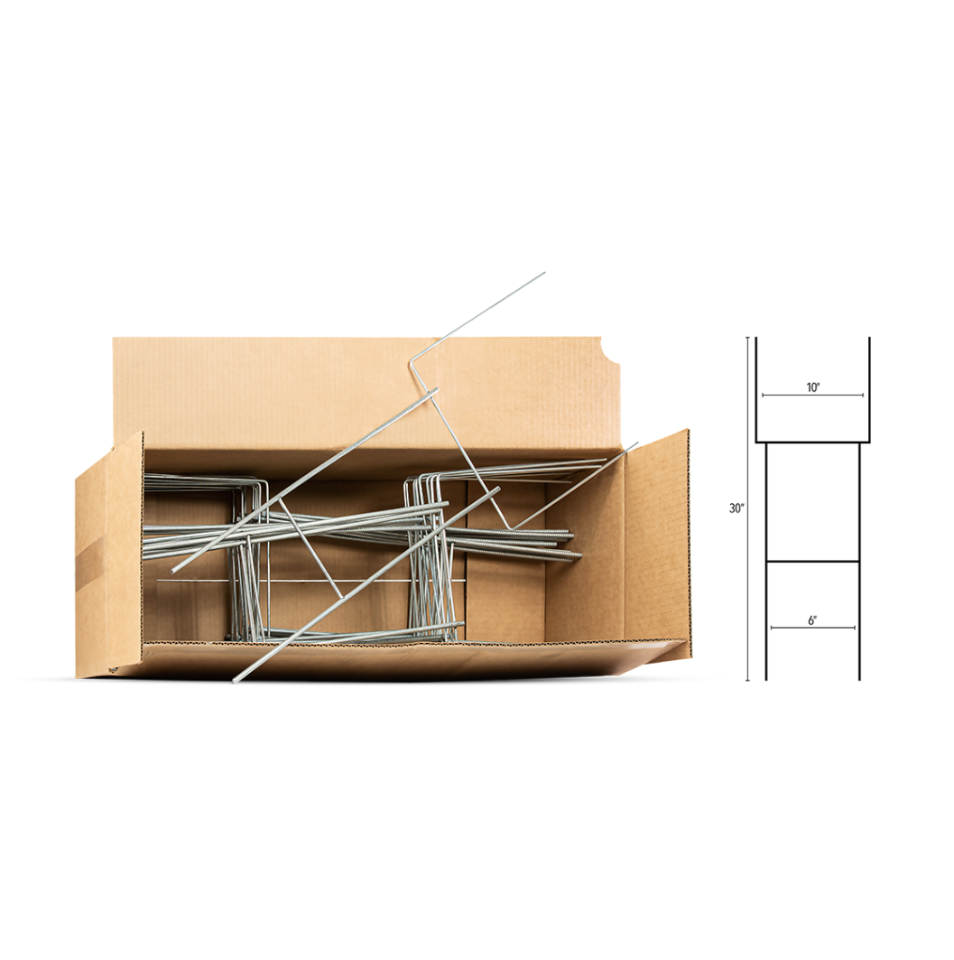 Yard Sign 10 Pack w/ Stands